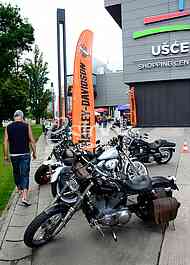 Promote and test drive of Harley Davidson