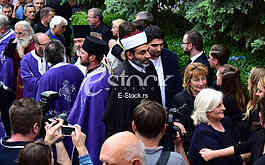 Sreten Karic funeral at New cemetery in Belgrade