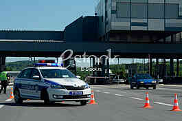 Toll plaza, new system for charging penalties for speeding limitation