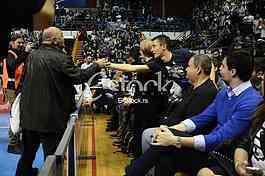Partizan-Paok, (78:82), basketball game, FIBA league.