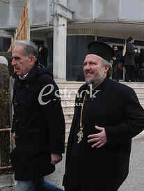 The priest Velibor Dzomic
