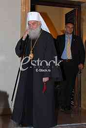 Serbian patriarch Irinej.