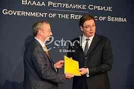 Serbian government, press conference