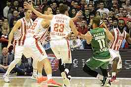Red Star- Panathinaikos basketball game