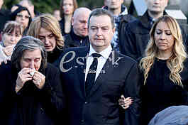 The burial of Desimir Dacic