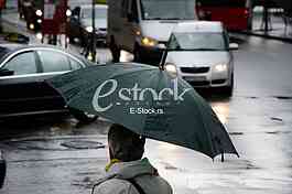 Rain in Belgrade, bad weather