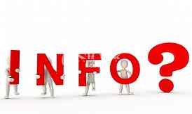word INFO with question mark
