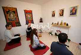 The Association of Buddhists, Buddhism, Buddhist temple, ritual, makeshift temple room for Buddhists 