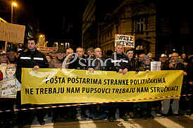 The protest walk
