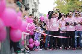 Race in the heels against Breast Cancer