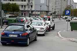  reports of an explosive device in the parking of Air Serbia, apartment block Belville Belgrade