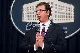Aleksandar Vucic prime minister goverment Serbia