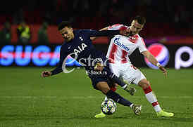 Njegos Petrovic Crvena zvezda vs Tottenham