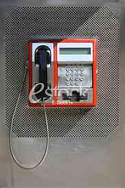close up of the public pay phone