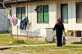 The reception center for migrants