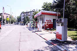 Robbery at the gas station at Karaburma.