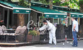 Shooting in downtown Podgorica