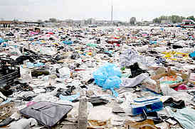 the flea market in New Belgrade